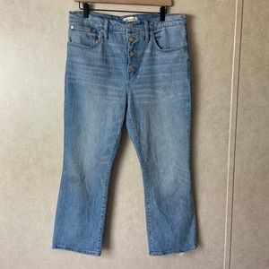 Madewell Cali-Demi Boot Stretch Button Front